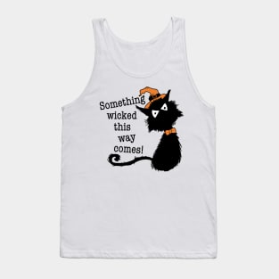 Halloween Black Cat - Shakespeare Quote Tank Top